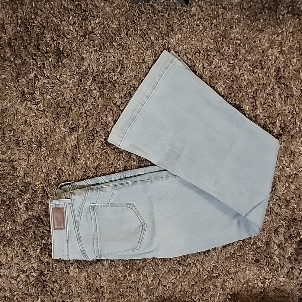 Express Flate Mid Rise Stretch Jeans 6S